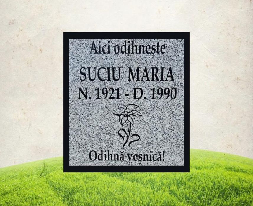 SCRIS pe cruci direct in cimitir / SCRIS monumente cruci