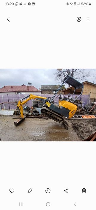 Vand miniexcator komatsu pc15 r8