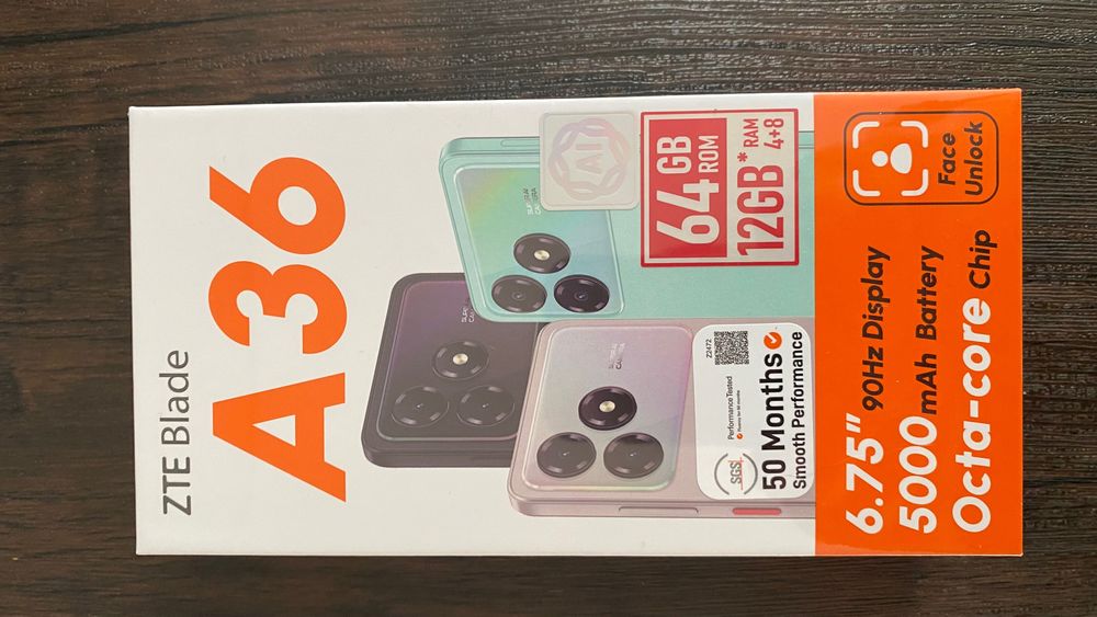 Смартфон ZTE Blade A 36