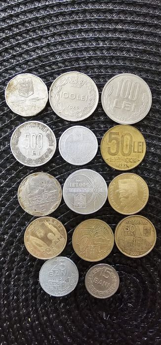 Colecție monezii vechi ,romînesti și străine