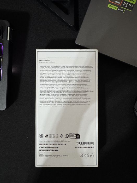 iPhone 15 Pro Max Natural Titanium 256GB