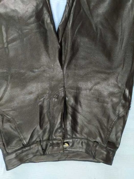 Кожаные штаны женские