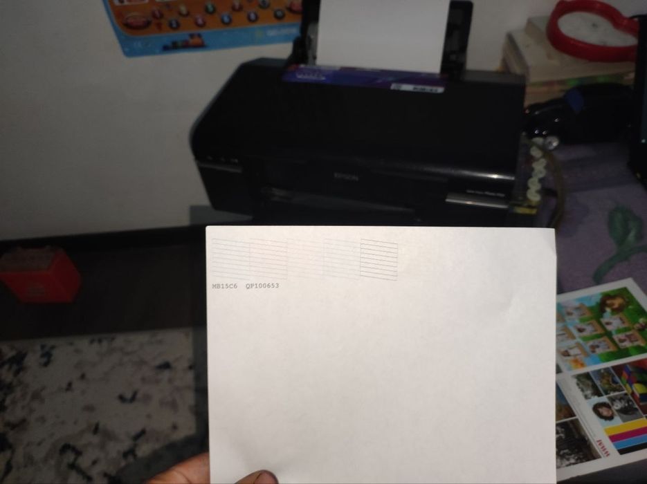 Epson yangi P P50 dyuzi 100% atigi 1677ta chiqargan 6 ta rangli printn