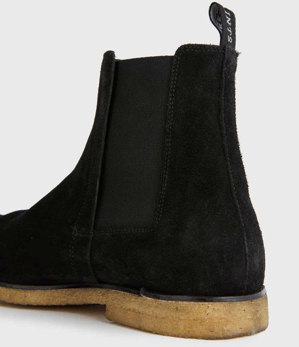 AllSaints Rhett Suede Boot Кожени мъжки боти тип челси Черни Размер 41