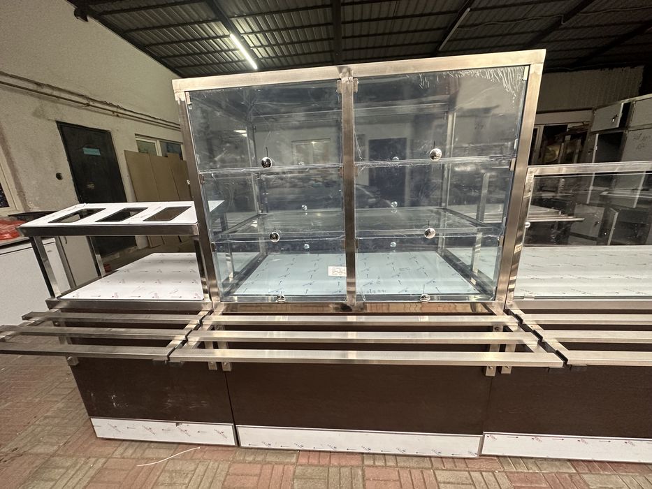 Мармит линия раздачи  для первых вторых блюд