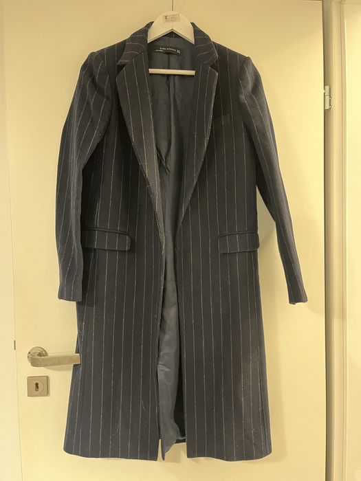 Palton zara lana 49% M