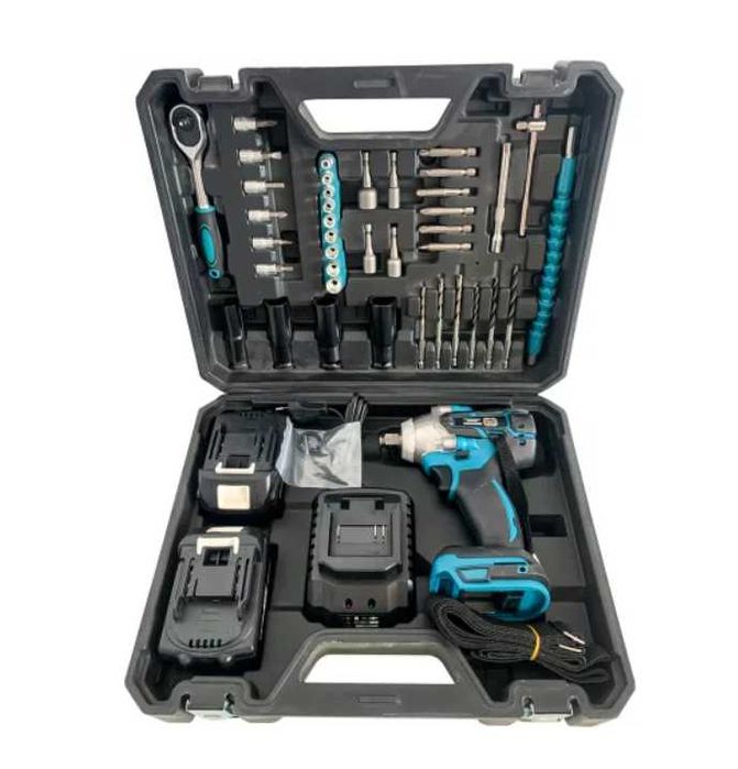 Masina de impact si insurubat plus accesorii 2x acumulator 24V / 5Ah
