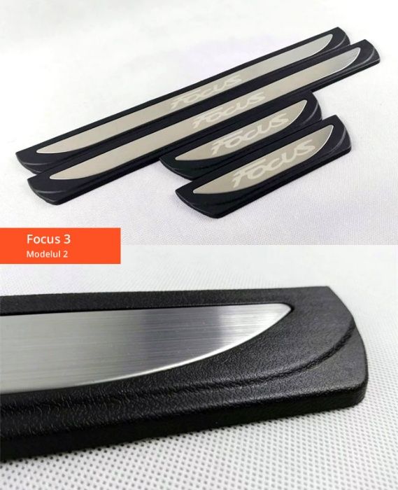 Ornamente / protectii INOX praguri - Ford Focus, Fiesta, C-Max, Kuga 2