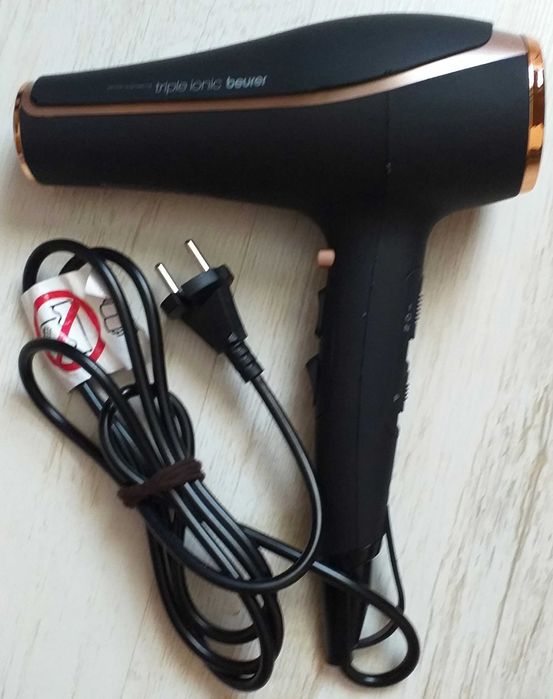 Uscator de par Triple ionic baurer - cu 3 face