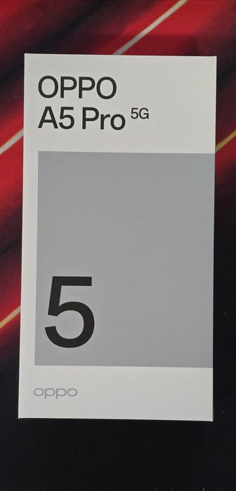 ТЕЛЕФОН Oppo A5 Pro 5G 256GB 8GB RAM ЧИСТО НОВ + POWER BANK