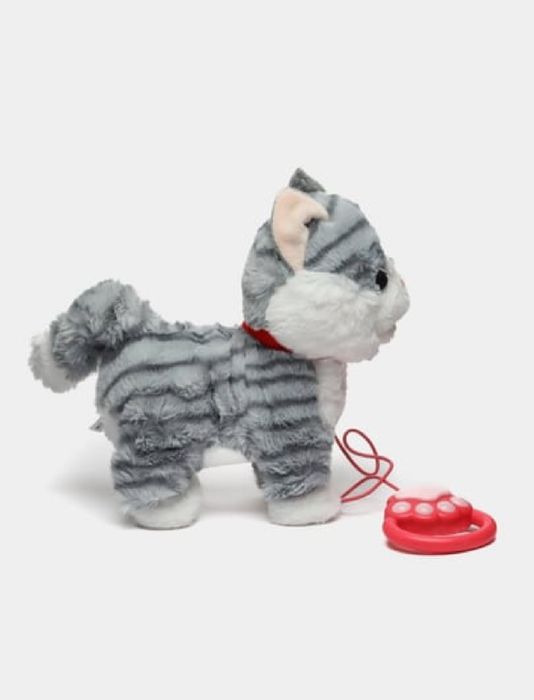 "Интерактивная кошечка на поводке" (ходит, поёт, мяукает, повторяет)