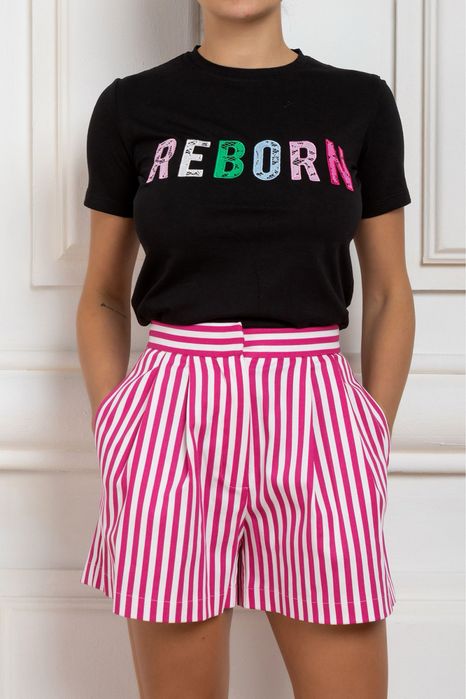 CLICHE чисто нова тениска с дантела