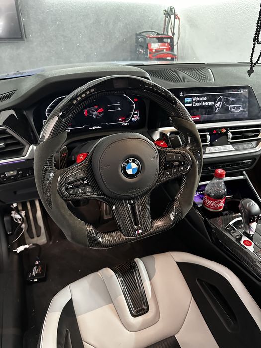 Volan BMW M Carbon Seria G - Incalzire - Vibratii - Traffic Jam Assist