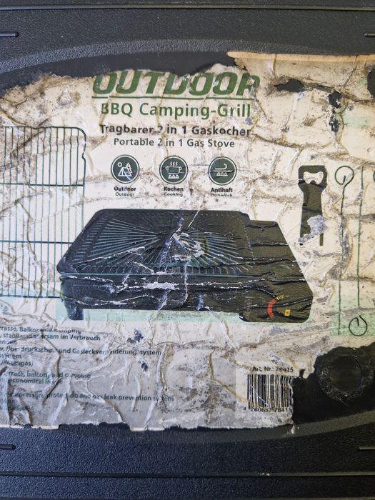 Gril camping pe gaz portabil / O77I46I478