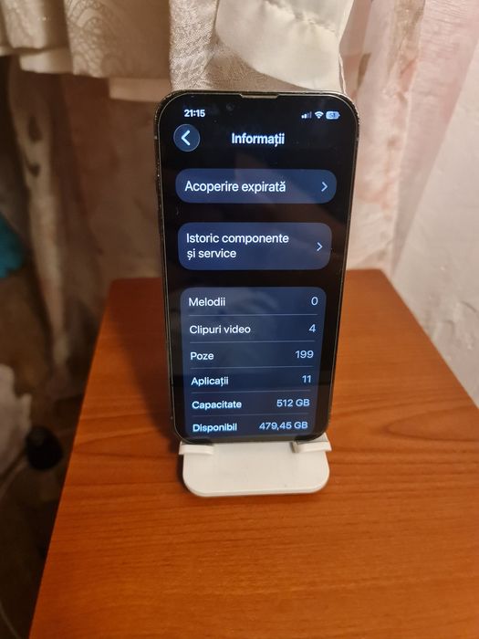Vând iPhone 13 pro neverlock de 512 gb