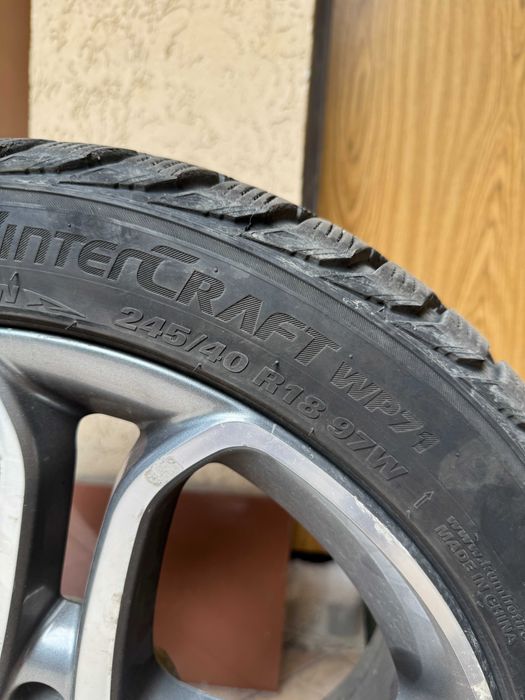 Джанти с нови зимни гуми 18ки Mercedes w212
