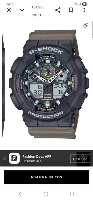 Vând urgent Casio G-Shock Original