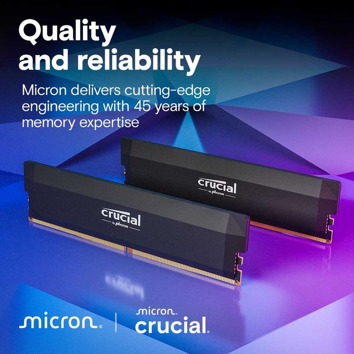 Crucial Pro DDR5 RAM 32GB Kit (2x16GB)