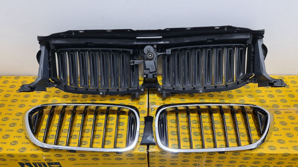 Grila masca radiator hota trager clapete active far bara BMW 5 g30 g31