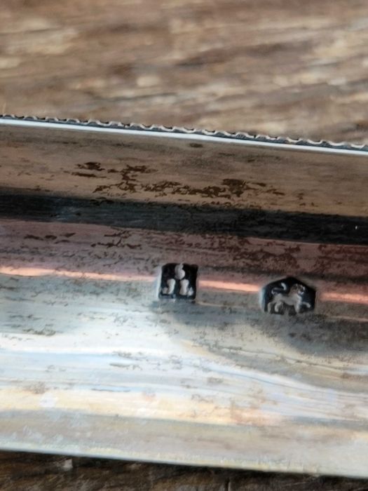 Антикварен комплект кристал и сребро