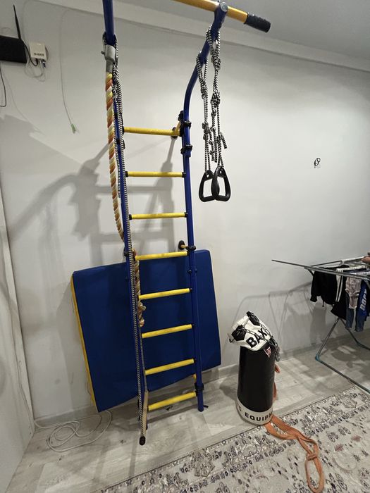 Шведская стенка, турник