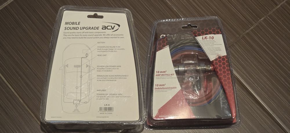 Cabluri montaj subwoofer kit semiprofesional ACV GERMANIA 6 și 10 mm n