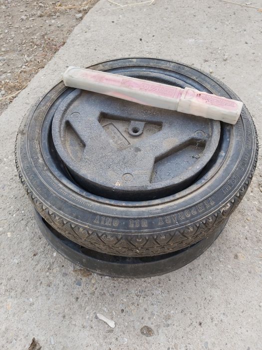 Roata rezerva Opel 5x110 cu suport si triunghi reflectorizant