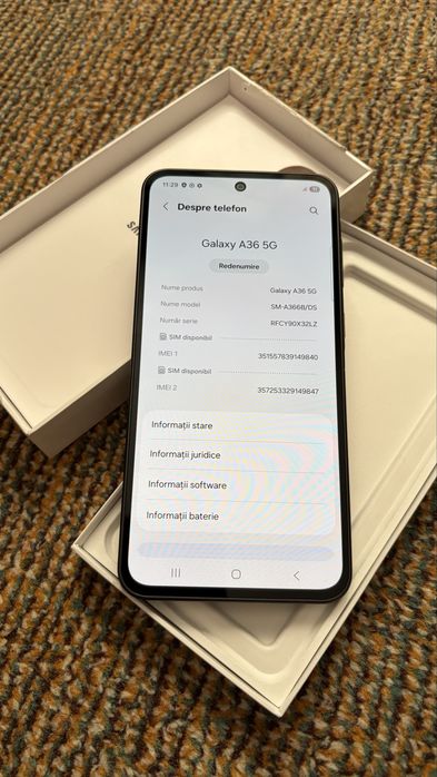 Samsung a36 cadoul ideal 256 gb nou
