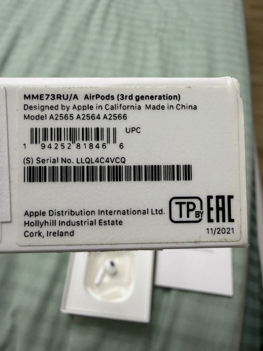 Наушник Apple AirPods 3 левый