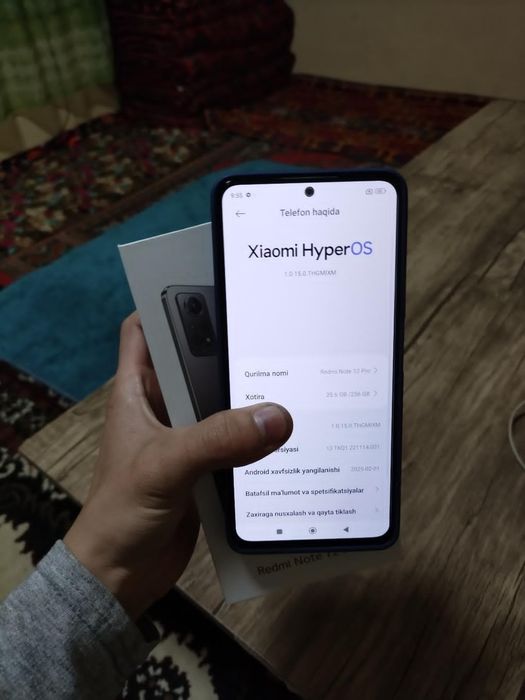 Redmi Note 12 pro 8+8/256 120$