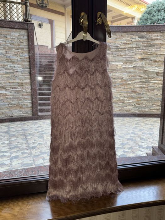 Коктельное палтье розового цвета