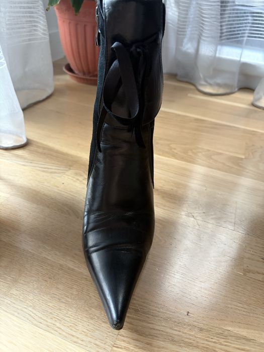 Ghete dama, piele naturala