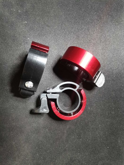 Set 2x sonerie bicicleta mini aluminiu minimalist