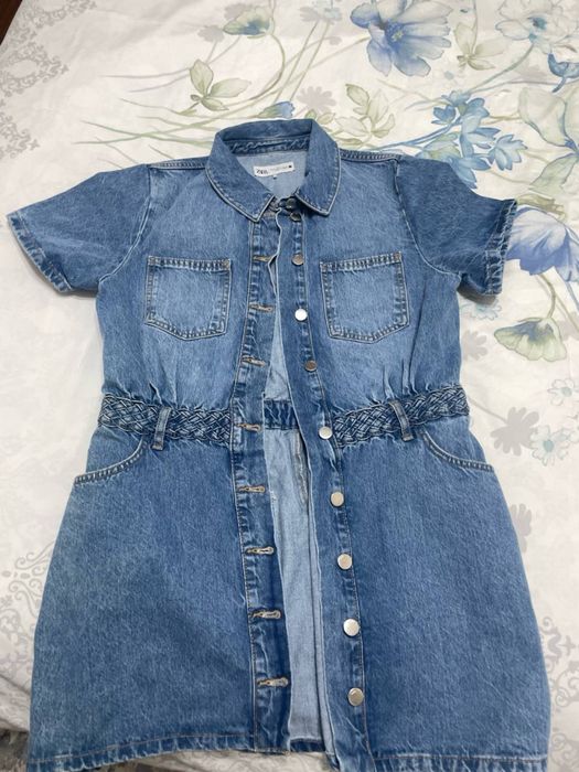 Джинсовое платье ZARA новое!