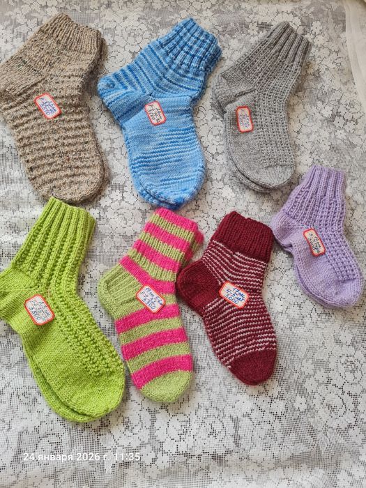 Носочки ручного вязания