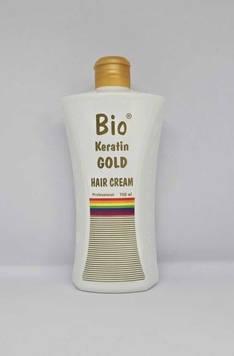 Bio Keratin Gold – крем за коса с кератин, изглаждащ ефект 700 мл