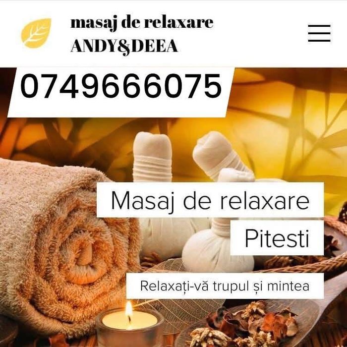 Masaj de relaxare și terapeutic la domiciliul tău – Confort, profesionalism și relaxare totală
