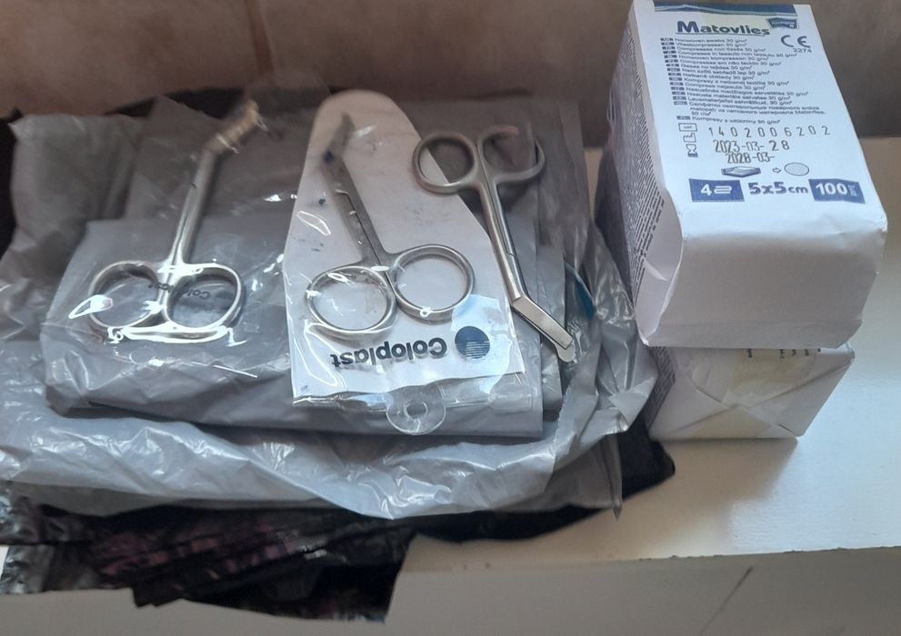 Vand pungi colostome.