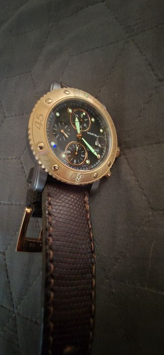 Montblanc Sport XXXL Chronograph Tantalum 18K Rose Gold Automatic