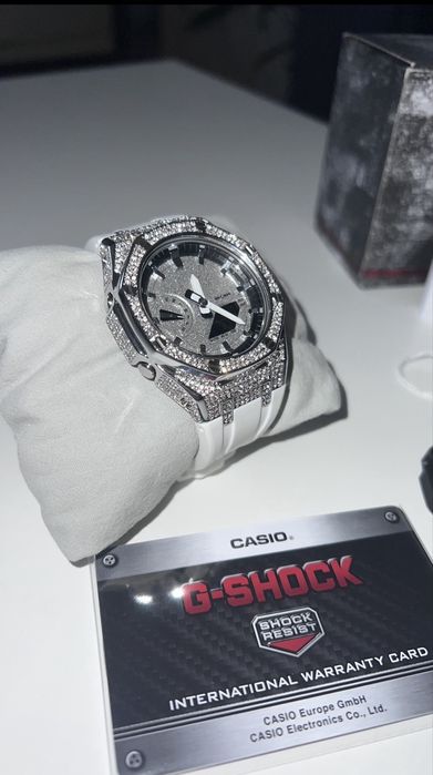 Casio G-Shock GA-2100 Frosted Silver Custom Edition