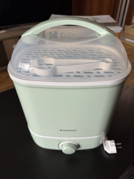 Стерилизатор Kikkaboo Cleo + подарък нагревател за шишета Lorelli