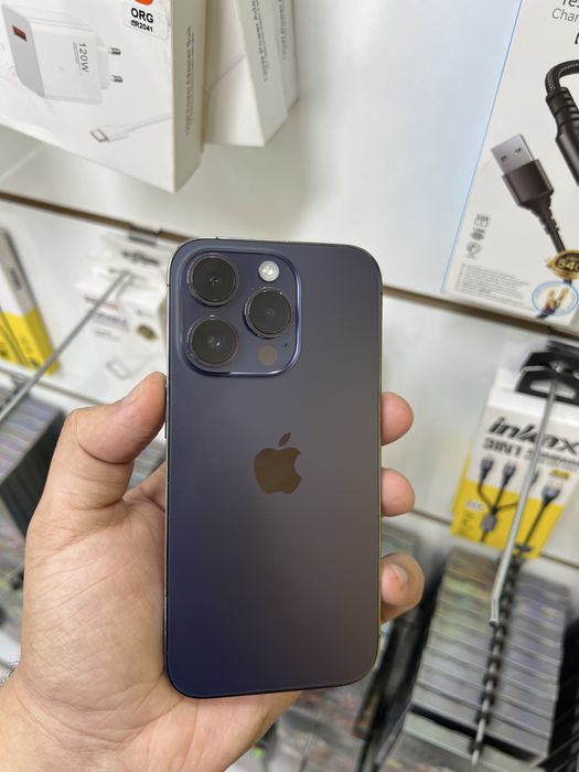 Iphone 14pro 128gb purple 77% naxt va muddatli tulovga