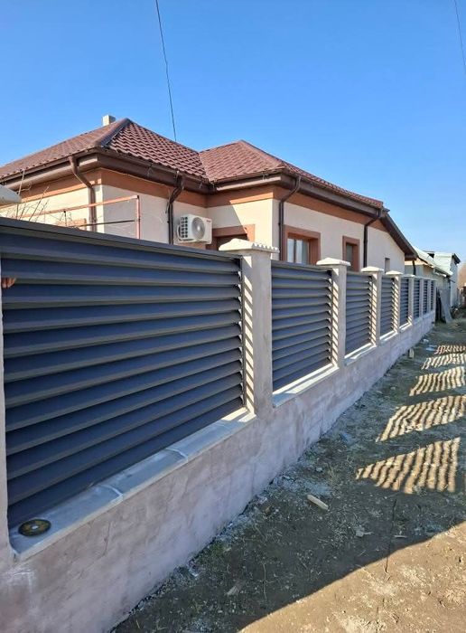 Garduri din sipca metalica, panou stil jaluzele, tabla, plasa si BCA