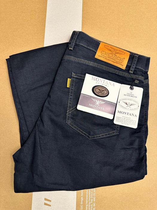 Джинсы классические темно синяя фирмы " Montana " оригинал