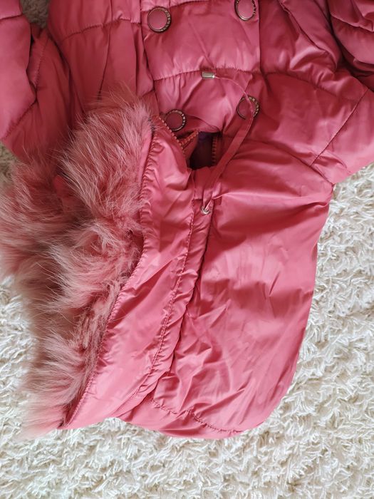 Пуховик на девочку зима 5-10 лет