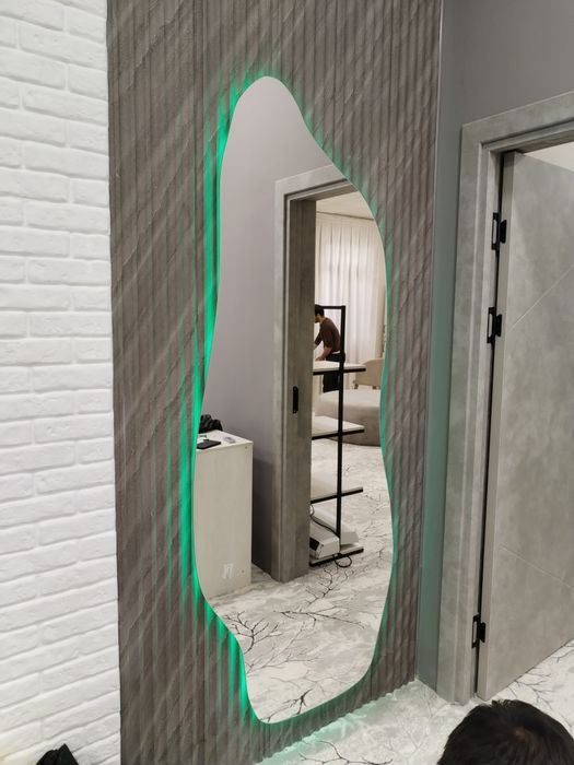 Зеркало Российская! Зеркало с сенсорным включательом! Зеркало на заказ