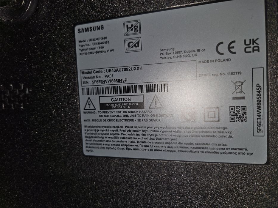 Televizor Samsung Led 4K ultra HD 108 cm  an 2025 Garantie si suport