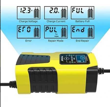 E-FAST Умно зарядно устройство за акумулатор 6V 12V 2A