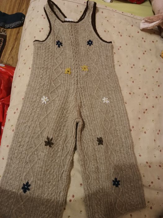 Zara плетен гащеризон 98 размер