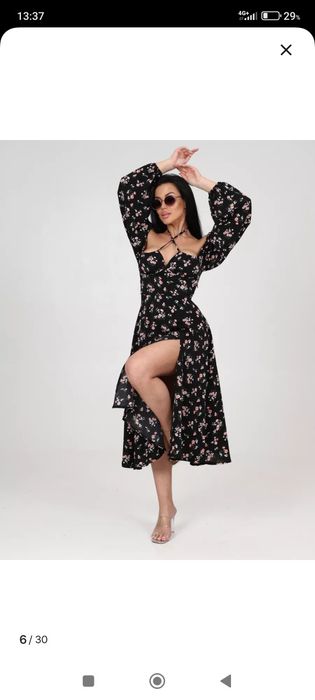 Летнее женское платье 46 размера